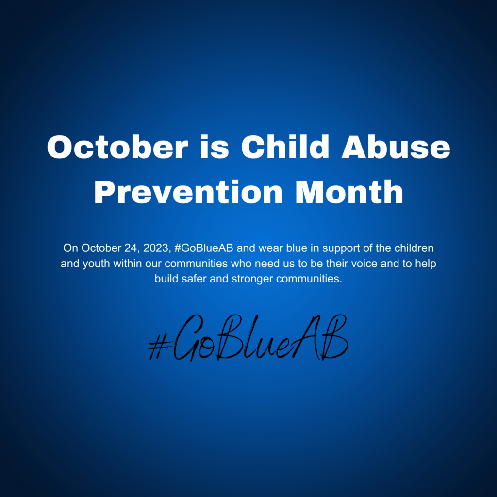 October is Child Abuse Prevention Month